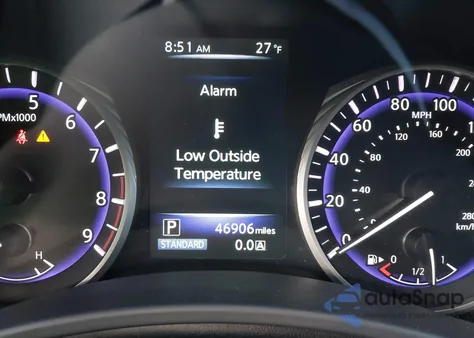 2015 Infiniti Q50 Premium z USA, uszkodzony, nr VIN JN1BV7ARXFM413631